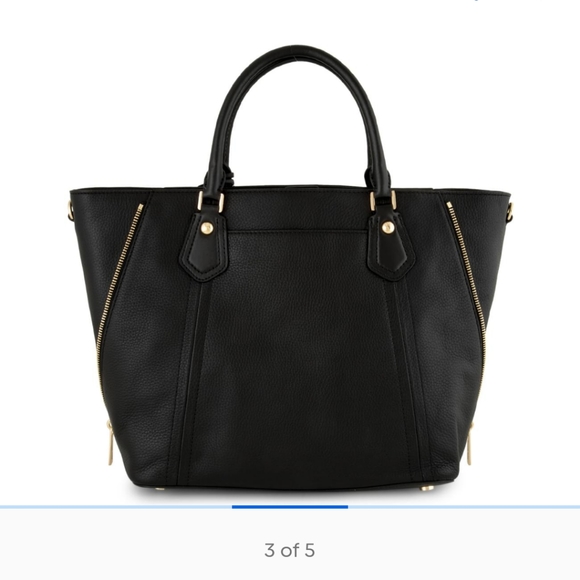 RRP $600 MICHAEL KORS Aria Grab Tote Bag in Black - Picture 3 of 5